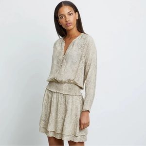Rails Jasmine Dress in Cream Snake | Size XS